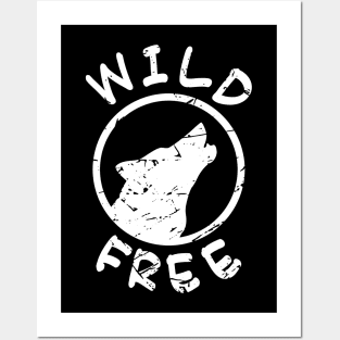 Wild And Free Wolf Posters and Art